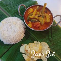 A picture of Mixed Vegetable Theeyal.