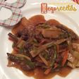 Ternera en salsa de ostras