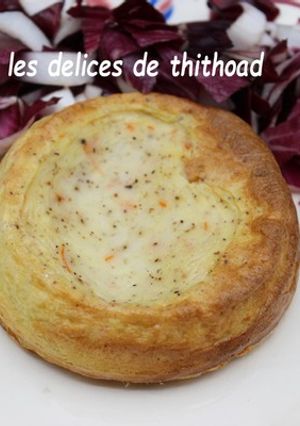 Une photo de Quiche sans pâte terre/mer, vide frigo