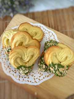 Foto resep Butter Cookies with greentea chocolate