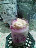Overnight oat with blueberry yogurt
