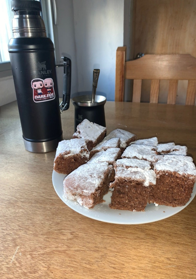 Una foto de Torta de chocolate con coco