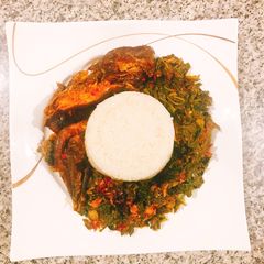 A picture of Vegetable and rice.