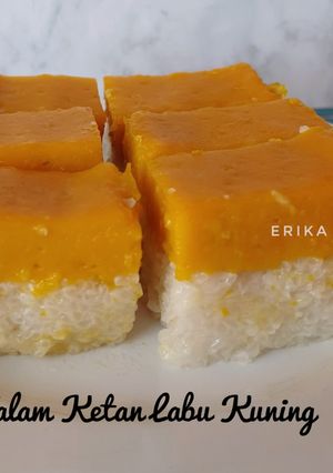 Foto resep Talam Ketan Labu Kuning