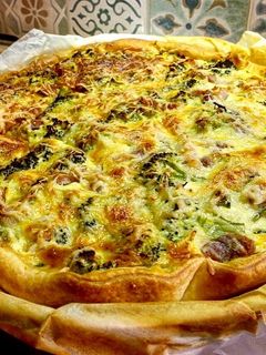Une photo de Quiche brocolis