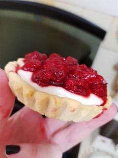 Una foto de Tarta dulce de frambuesa (receta incluida masa para tarta dulce)