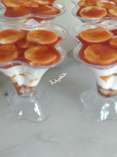صورة لوصفة تحلية الموز والكراميل