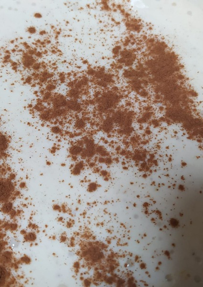 Una foto de Crema de plátano y limón