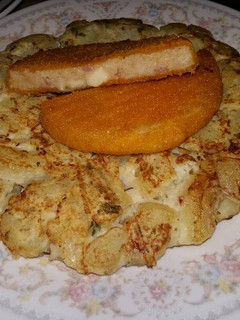 Una foto de Tortilla de papas con cebolla