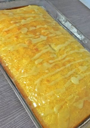 Una foto de Torta de naranja con glaseado 🍊