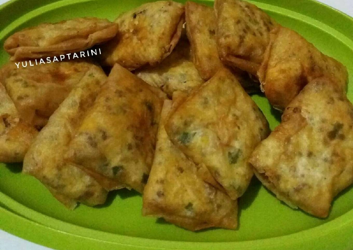 Martabak tahu daging cincang