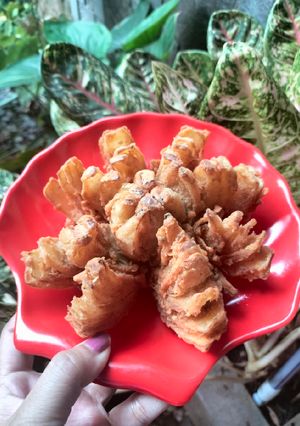 Foto resep Blooming lotus onion