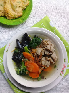 Foto resep Sup Sayur Bakso Sapi