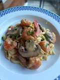 Pasta de camarones y champiñones ✨