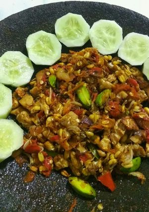 Foto resep Sambal KeTePe (kecambah, pete, tempe)😂, No minyak dan Gula