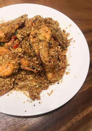 Foto resep Singapore Cereal Prawn
