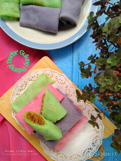 Foto resep Dadar Gulung Pelangi