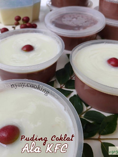 Foto resep Puding Coklat Vla ala KFC