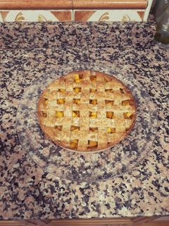 Una foto de Tarta de melocotón (Peach Pie).🍑