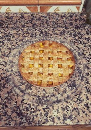 Una foto de Tarta de melocotón (Peach Pie).🍑