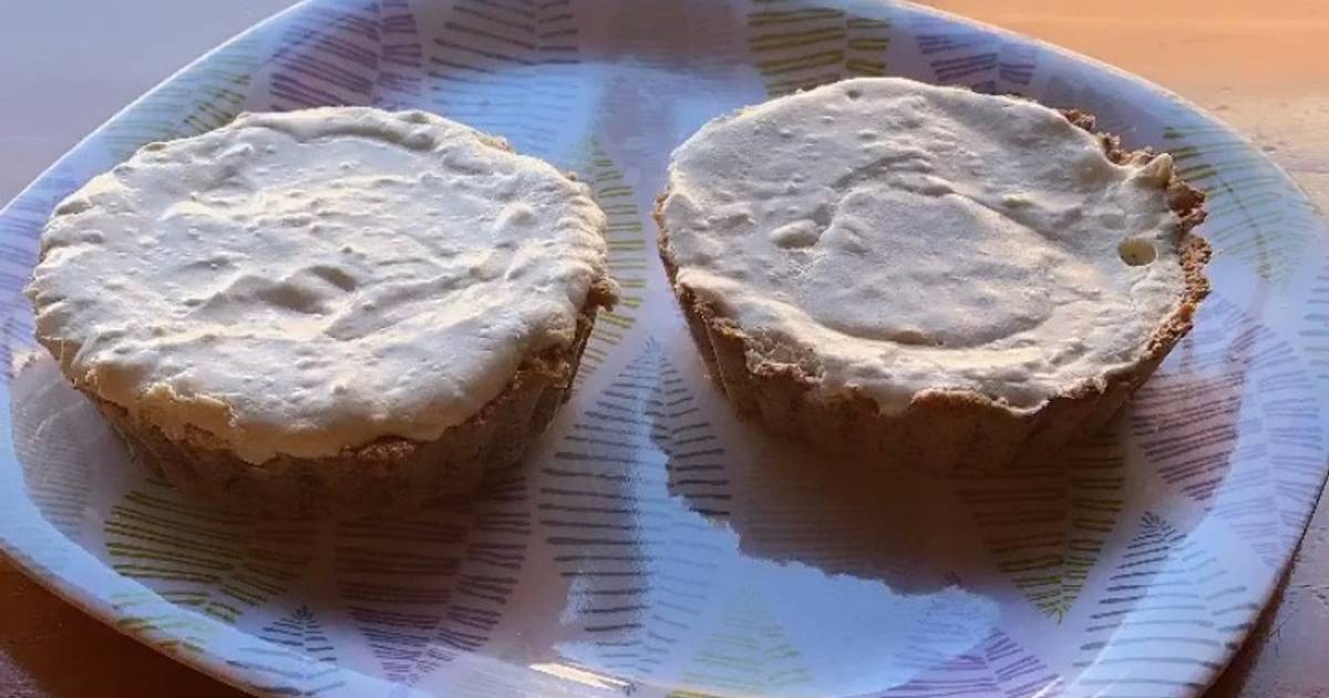 Mini Pie de limón Keto Receta de Camila Solis Calquin Cookpad