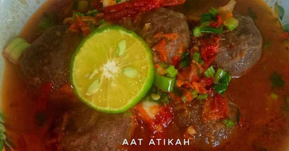 Resep Baso Ikan Kuah Pedas Oleh Aat Atikah Cookpad