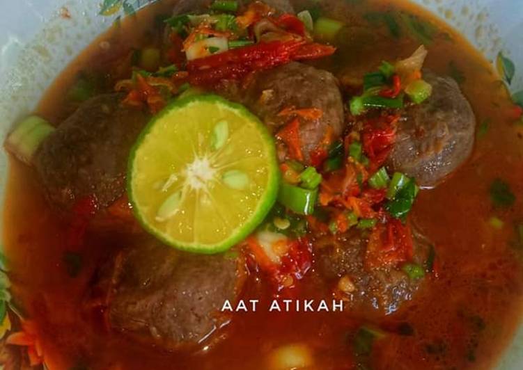 Baso Ikan Kuah Pedas