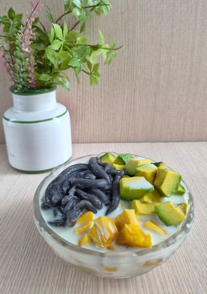 Foto resep Es Dawet Ireng Matcha
