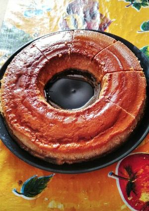Una foto de Flan delicioso y fácil