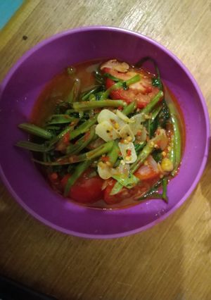 Foto resep Tumis sayur kangkung balado