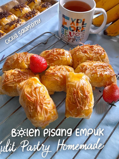 Foto resep Bolen Pisang Empuk (Kulit Pastry Homemade)