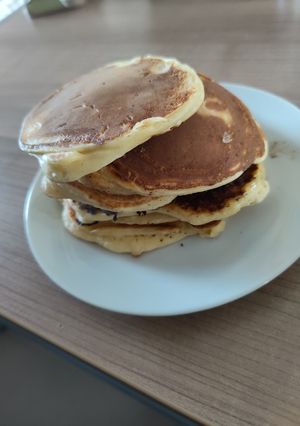 Une photo de Pancake au yaourt grec