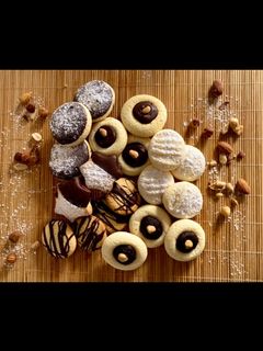 Una foto de Galletas de leche condensada y harina de maíz