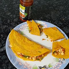A picture of Protein Rich Moong Chila.