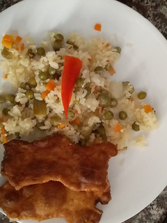 Una foto de Arroz al Ajo