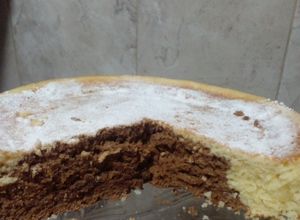 Una foto de Torta marmolada sencilla para el te o merienda