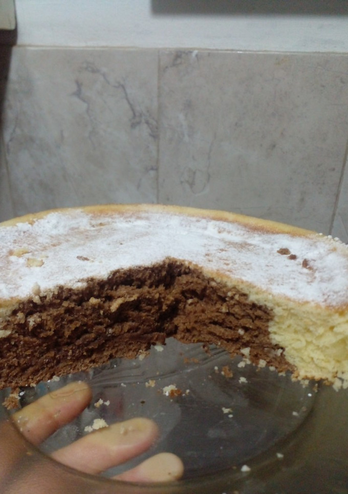 Una foto de Torta marmolada sencilla para el te o merienda