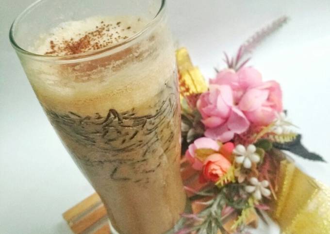 Resep Es Cappucino Cincau 🍹 yang Bisa Manjain Lidah