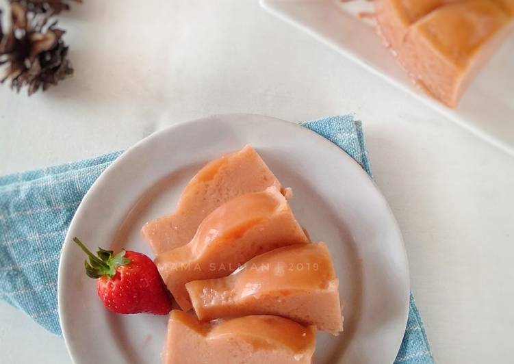 Langkah Mudah untuk Membuat Puding Santan Gula Merah, Enak