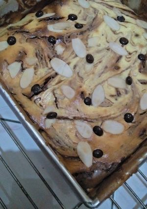 Foto resep Brownies cream chesse marble
