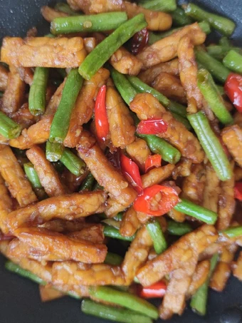 Langkah Mudah untuk Menyiapkan Resep Oseng Tempe + Kacang Panjang yang  Bikin Ketagihan Anti Ribet, Lezat