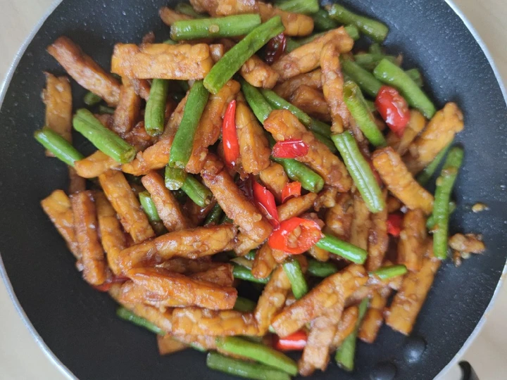 Langkah Mudah untuk Menyiapkan Resep Oseng Tempe + Kacang Panjang yang  Bikin Ketagihan Anti Ribet, Lezat