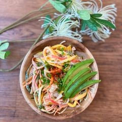 A picture of Kani salad.