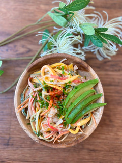 A picture of Kani salad.