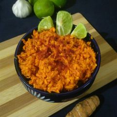 Fresh turmeric achar A picture of Fresh turmeric achar.