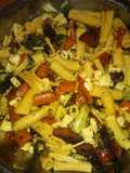 Roasted (or grilled) pasta salad