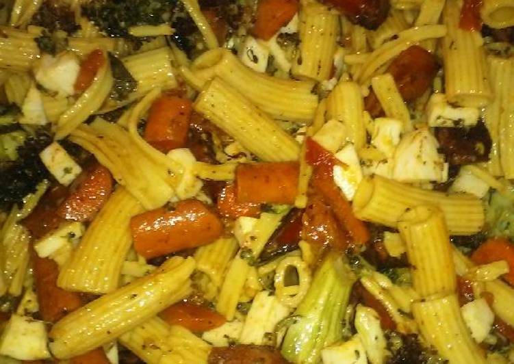 Step-by-Step Guide to Prepare Super Quick Roasted (or grilled) pasta salad