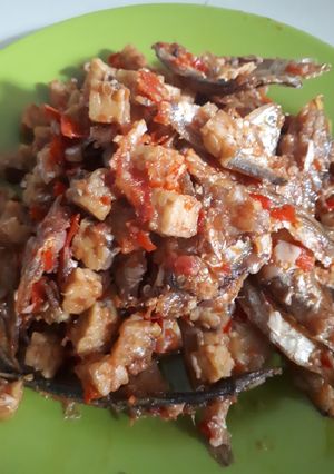 Foto resep Ikan Bilis Masak Pedas