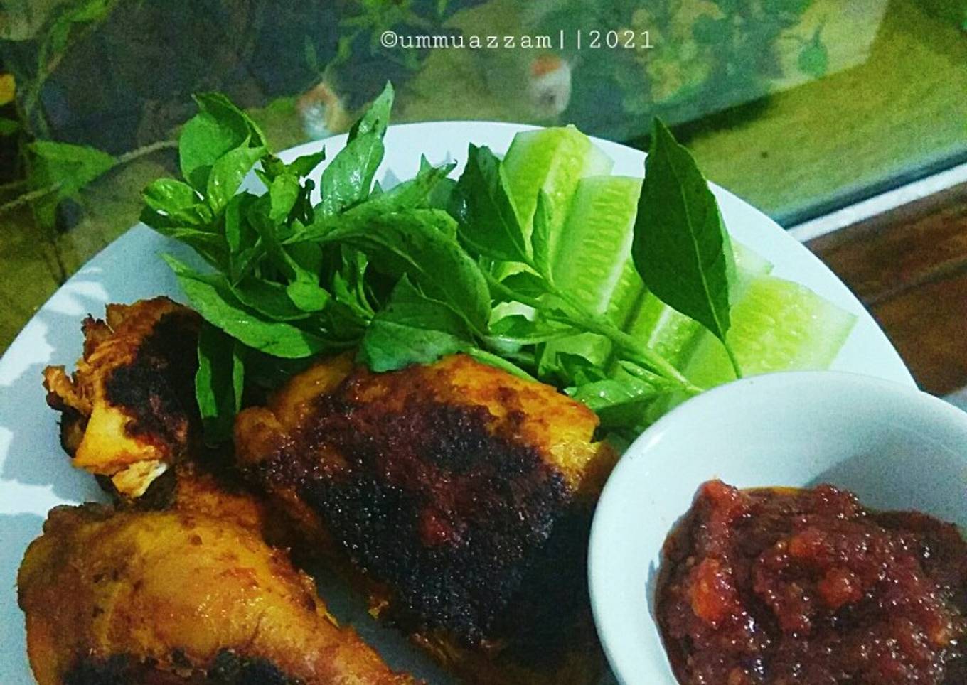 Ayam Bakar Bumbu Rendang