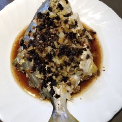 A picture of Pompano in Salted Black Bean.
